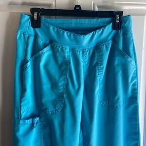 Cherokee work wear scrub bottoms turquoise small